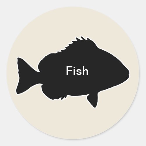 20x Stickers Meal Choice Fish