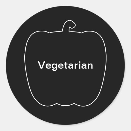 20x Stickers Meal Choice Vegetarian