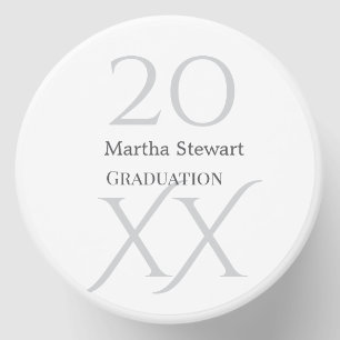 20XX bold le graduation name congrats school year  Mini Candle Favors