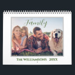 20XX CIY Family Photo Editable Wall  Calendar<br><div class="desc">This is your 20XX Custom Photo Calendar | Editable Year Text Calendar. Two pages per month, wall hanging. You'll enjoy the photos and the calendar space to write. Add your family photos or make a personalized calendar gift for your friends and family members. Easily add images and make it perfect...</div>