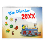 20xx - Colorful Kids Calendar at Zazzle