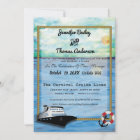 20XX Cruise Ship Watercolor  Wedding Invitation