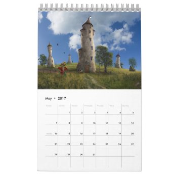20xx Digital Surreal & Fantasy Art Calendar by Houk at Zazzle