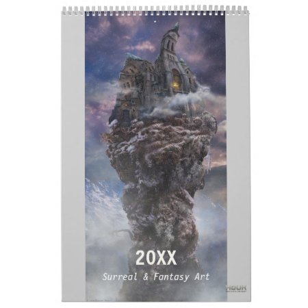 20xx Digital Surreal & Fantasy Art - Wall Calendar