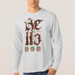 20XX Hello Winter Holiday Scotland Pattern T-Shirt