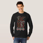 20XX Hello Winter Holiday Scotland Pattern T-Shirt