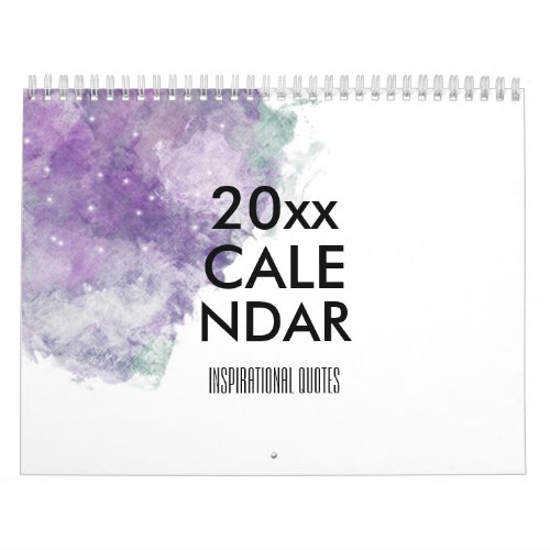 20xx Inspirational Quotes Calendar