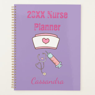 20XX Nursing Student School Nurse Name Photo Planner