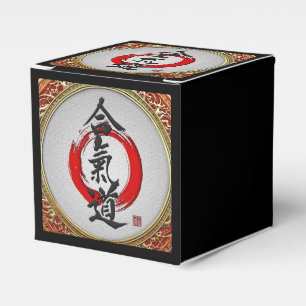 [210] Japanese calligraphy - Aikido Favor Boxes