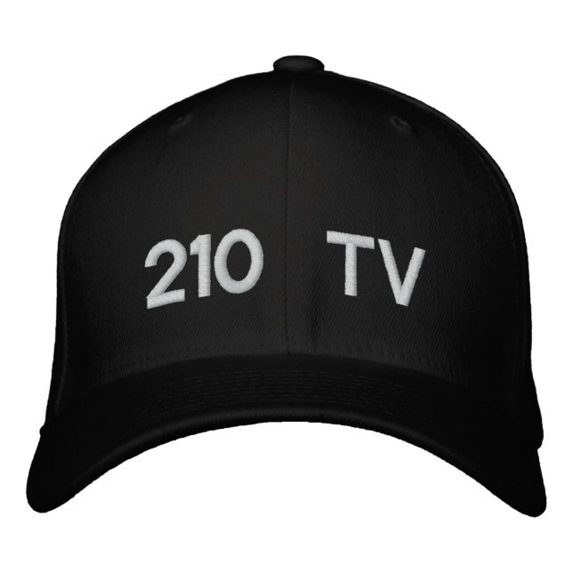 210 TV EMBROIDERED BASEBALL HAT (Front)