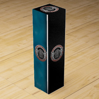 [210] Two Silver Ninurtas with Tree of Life Wine Box