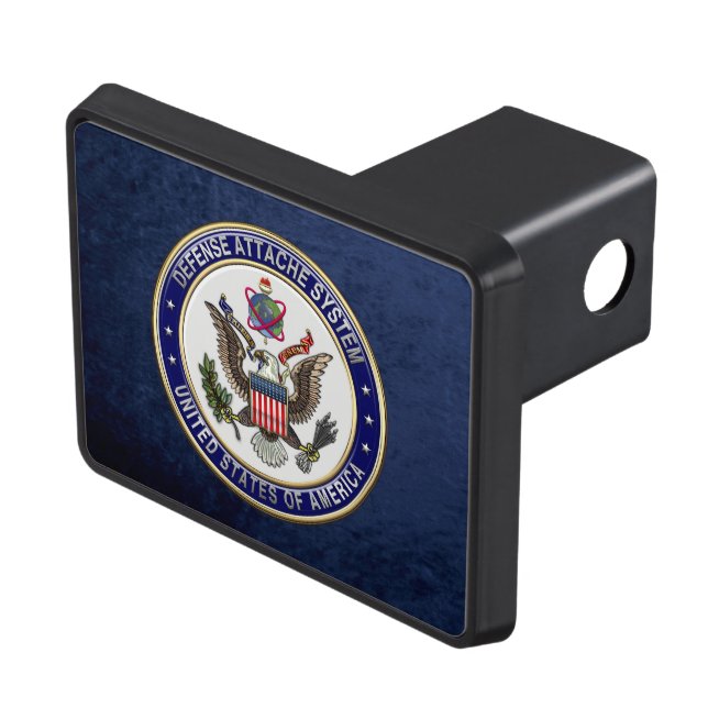 [210] U.S. Defense Attaché System (DAS) Emblem [3D Hitch Cover (Top Right)
