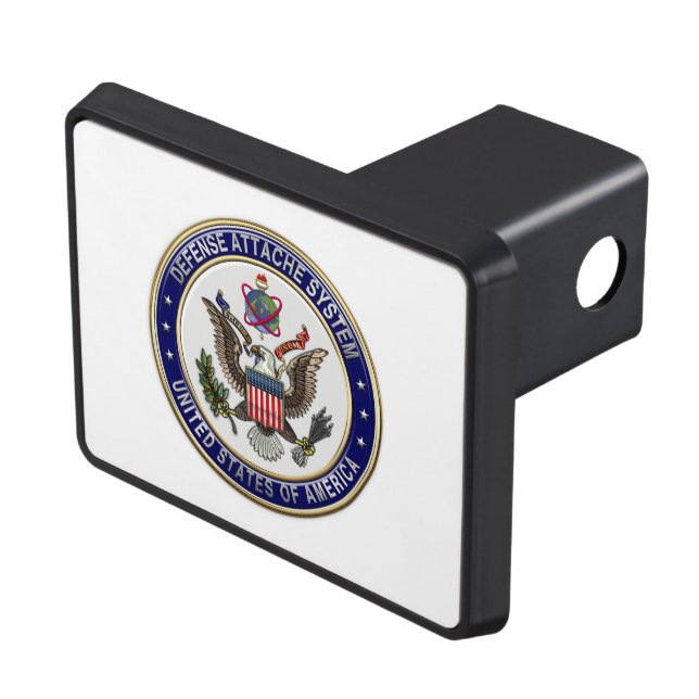 [210] U.S. Defense Attaché System (DAS) Emblem [3D Trailer Hitch Cover (Top Right)