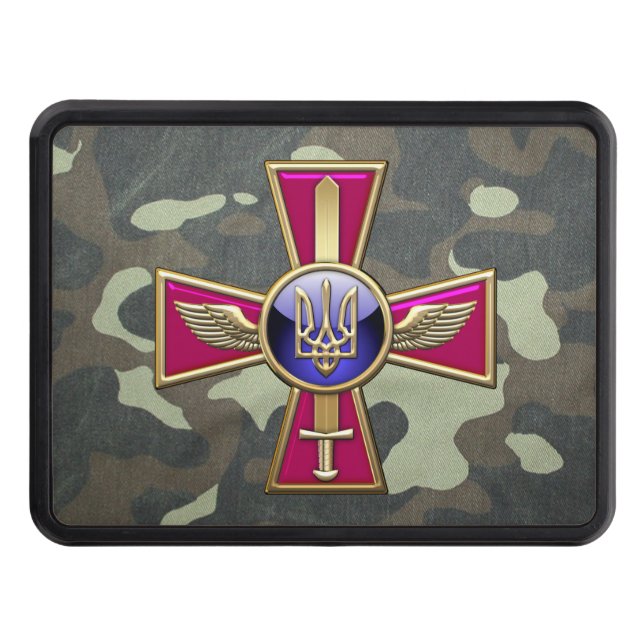 [210] Ukrainian Air Force Emblem Hitch Cover (Front)