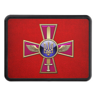 [210] Ukrainian Air Force Emblem Tow Hitch Cover