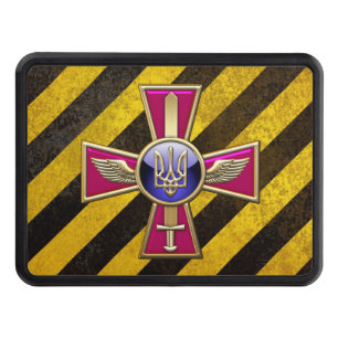 [210] Ukrainian Air Force Emblem Trailer Hitch Cover