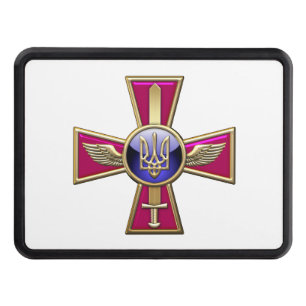 [210] Ukrainian Air Force Emblem Trailer Hitch Cover
