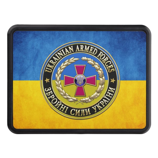 [210] Ukrainian Armed Forces [Special Edition] Trailer Hitch Cover (Front)