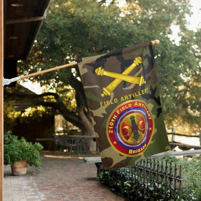 210th Field Artillery Brigade  House Flag (In SItu)