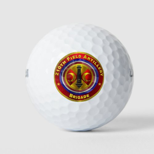 210th Field Artillery Brigade Thunder Golf Balls