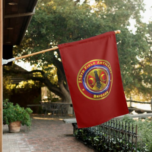 210th Field Artillery Brigade Thunder House Flag