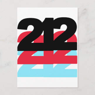 212 Area Code Postcard