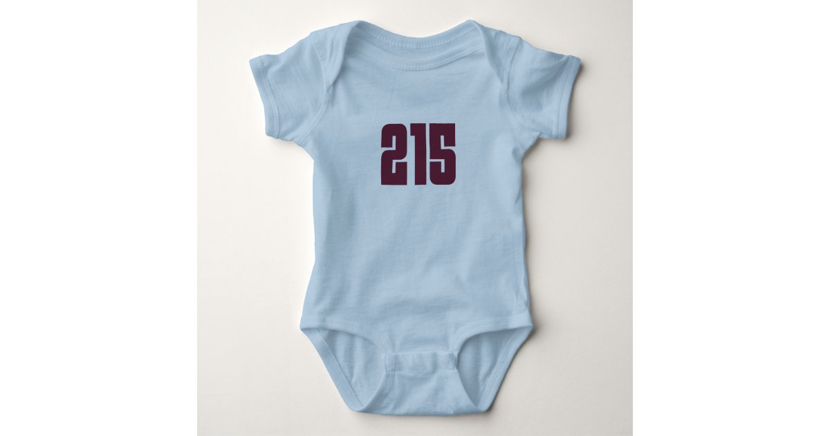 Philadelphia 215 Area Code Infant Bodysuit - Unisex Fit, 18M / Navy