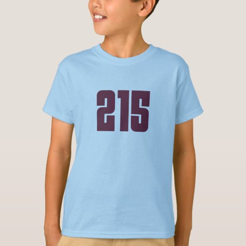 215 Philly Area Code  T_Shirt