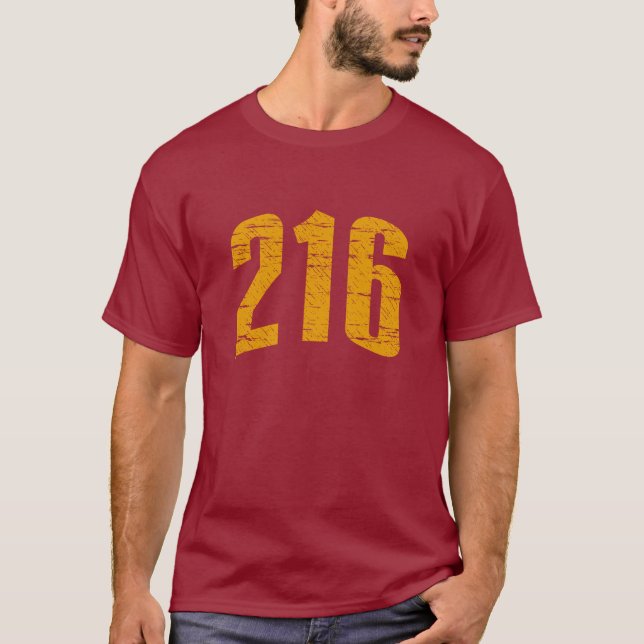 216 (Area Code) T-shirt (Front)