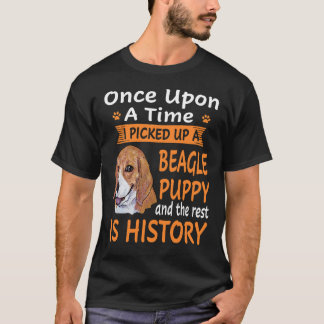219 One Upon A Time  Beagle Puppy T-Shirt