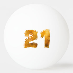21 21st birthday ping pong ball