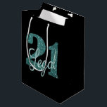 21 and Legal | Green Faux Glitter 21st Birthday Medium Gift Bag<br><div class="desc">Being 21 and finally legal is a huge milestone! This glam grunge-inspired "21 and Legal" birthday theme features a faux glitter with script overlay for the perfect way to celebrate and memorialize the event. For customizations or other colors, please visit JustFharryn @ Zazzle.com or contact the designer c/o fharryn@yahoo.com #zazzlemade...</div>