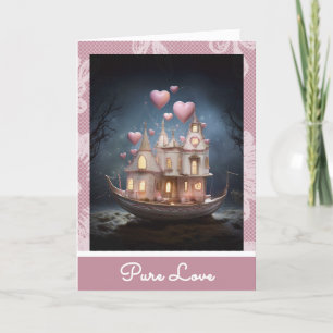 *~* 21 AP51 Love Boat Hearts Romantic Valentine Holiday Card
