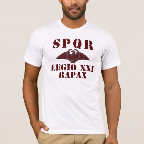 21 Augustus 21st Predatory Legion _ Roman Eagle T_Shirt