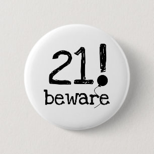 21 Beware Button