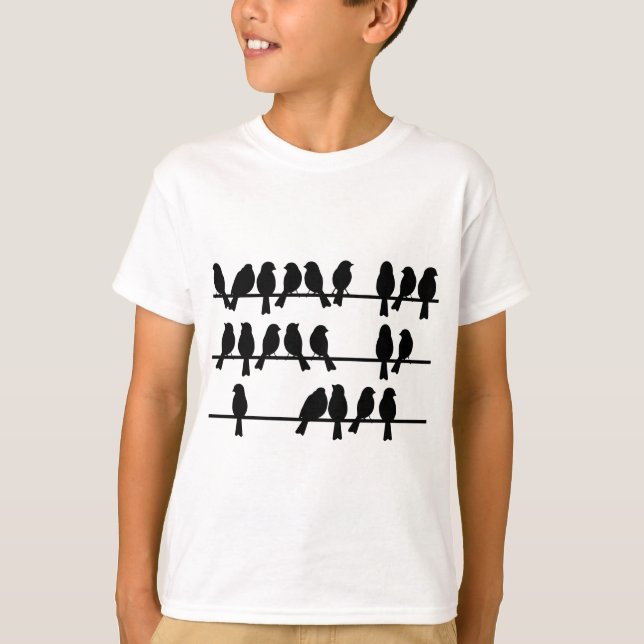21 Birds On A Wire T-Shirt (Front)