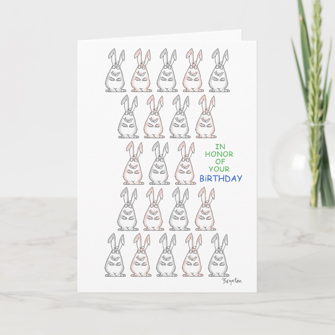 21BUN SALUTE Boynton Card Zazzle
