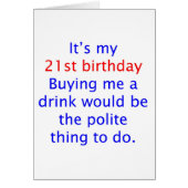 21 buy me a drink (Front)