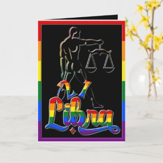 🌈21 & Fabulous Gay Libra Birthday Card🎉