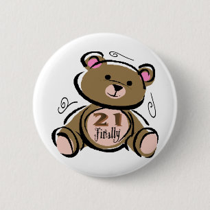 21 Finally Pinback Button