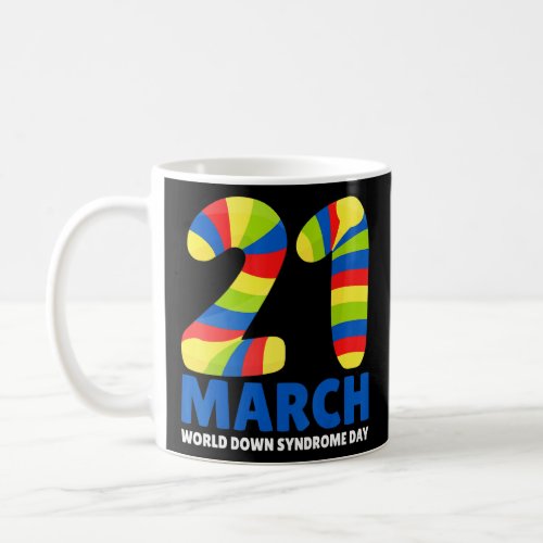 21 March World Down Syndrome Day 2022 Be Kind Down Coffee Mug