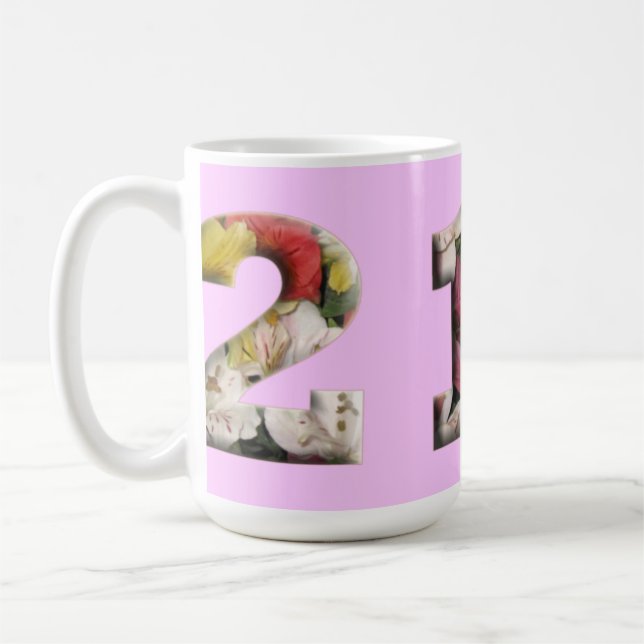 21 Milestone Mug Customizable (Left)
