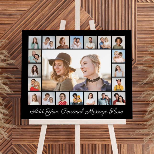 21 Photo Collage Add Your Own Greeting  Foam Board (21 Photo Collage Add Your Own Greeting Foam Board)