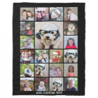 21 Photo Collage - Grid with extra Text - black