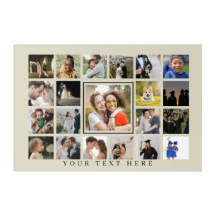 21 Photo family Acrylic Wall Art
