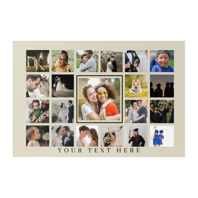 21 Photo family Acrylic Wall Art (Front)