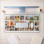 21 Photo Gallery Personalized White Desk Mat<br><div class="desc">Transform your workspace into an extraordinary gallery of memories with our Photo Gallery Personalized Desk Mat. Immerse yourself in a world of inspiration as your favorite photos come to life right before your eyes. Crafted with precision and designed for productivity, this desk mat not only adds elegance to your desk...</div>