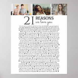 21 reasons why we love you PHOTO poster