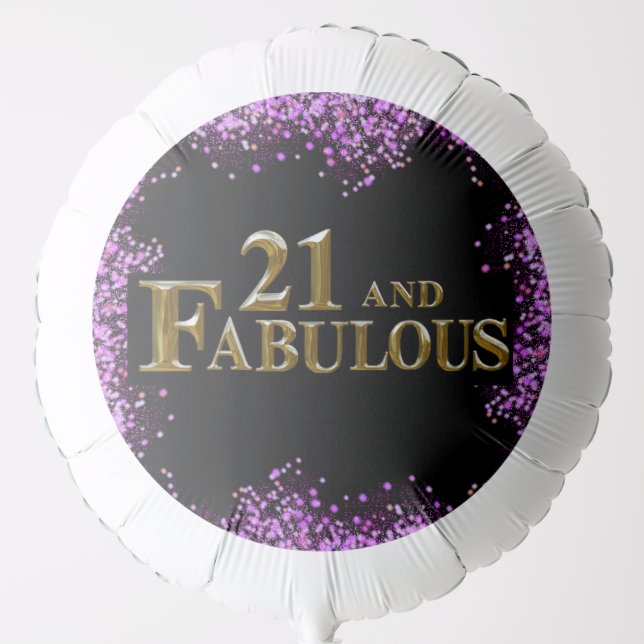 21 st Birthday  Balloon (Front)