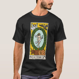 21 The World Tarot Card T-Shirt